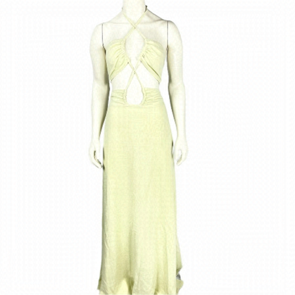 ASOS Maxi Dress, Criss-cross Halter Top, Size 10